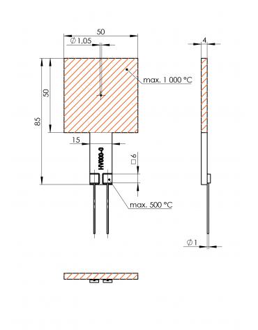 Flat heating elements